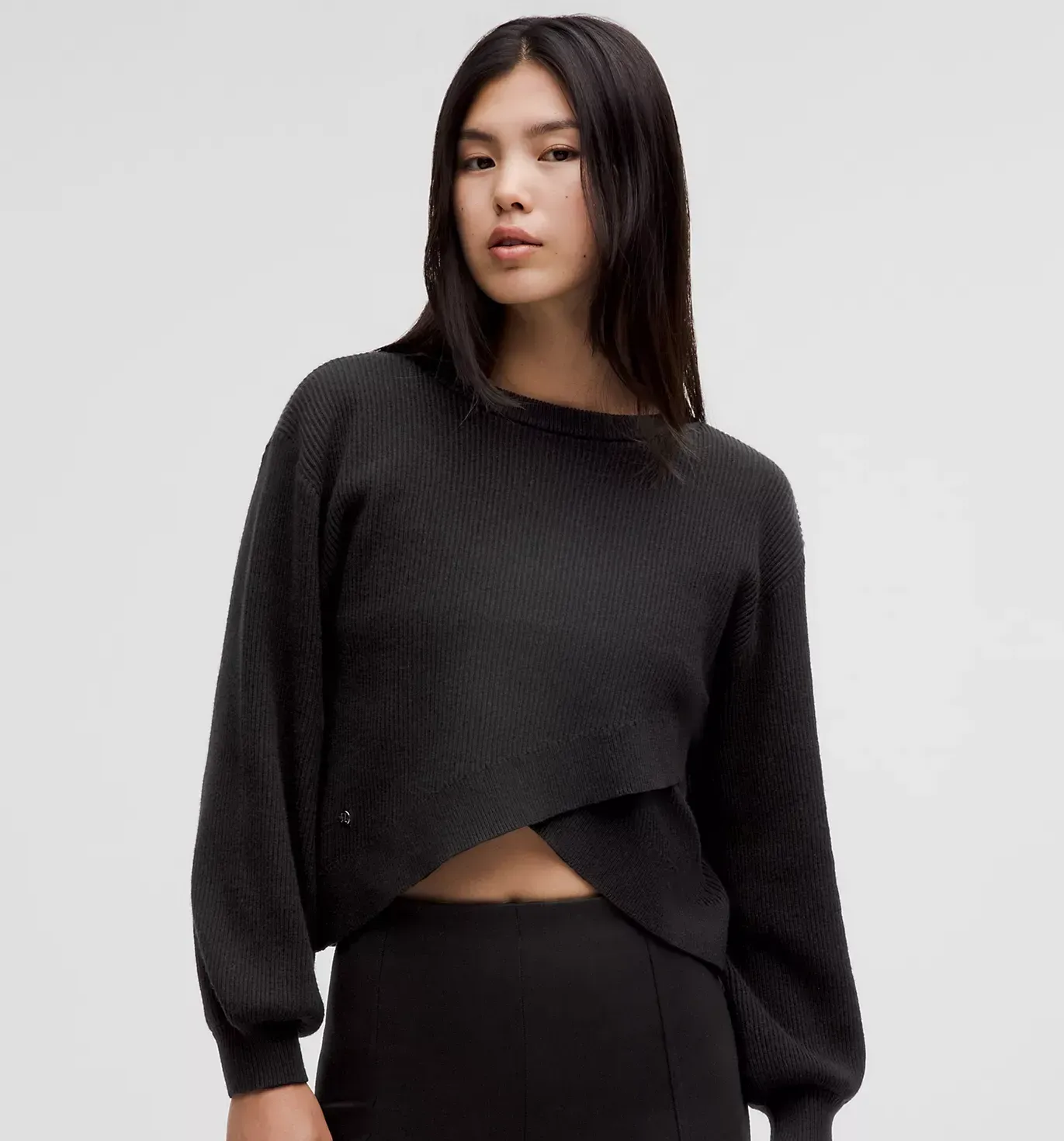 「Final Sale」lululemon 可双面穿交叉针织衫「58%OFF」