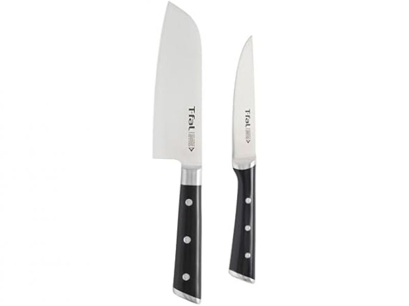 ihocon: T-fal Ice Force German Stainless Steel Santoku Knife 德国不锈钢刀具 2 件组 