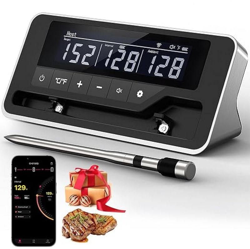 ihocon: TempGrill Smart Wireless Meat Thermometer Digital 智能无线厨用温度计