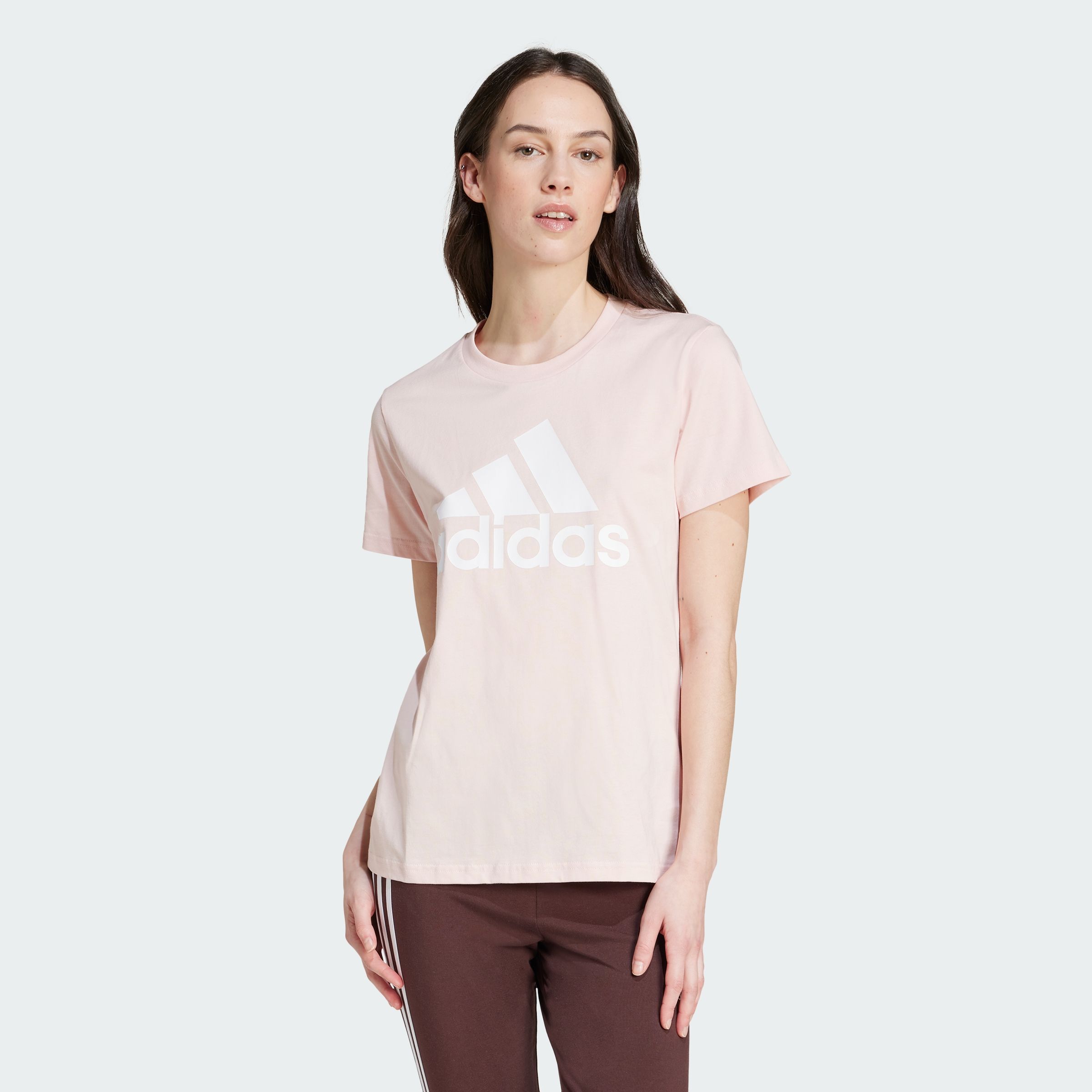 adidas 女士基础款短袖T恤限时特惠！券后$4.8包邮（原价$30）