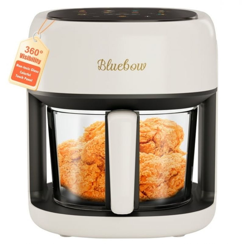 ihocon: Bluebow 5 Quart Air Fryer 玻璃氣炸鍋
