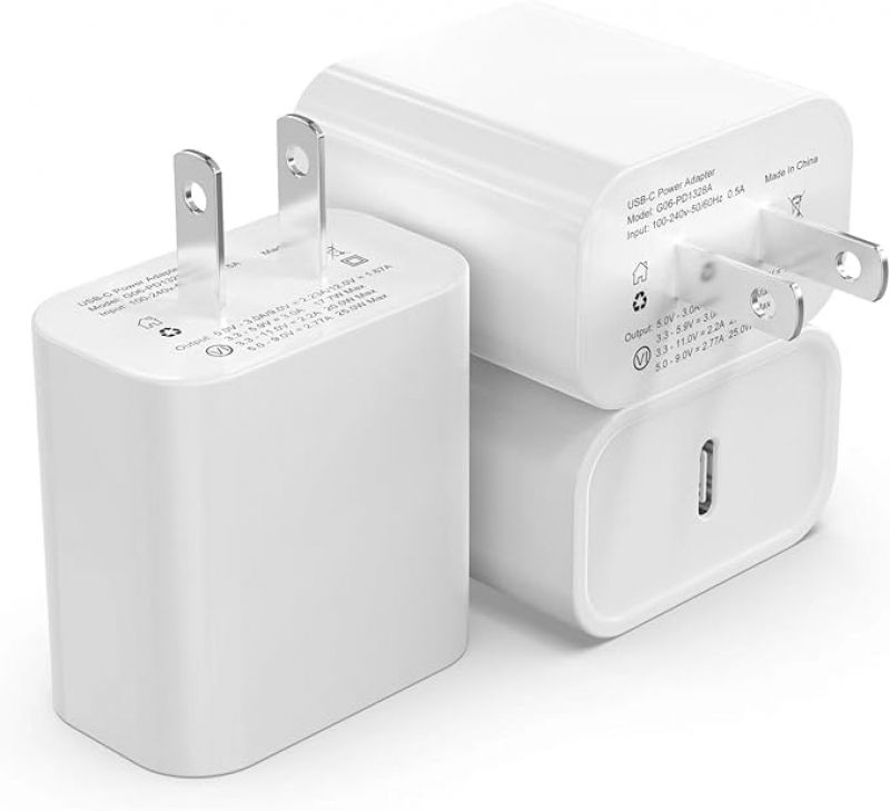 ihocon: iGENJUN 20W USB C Charger Wall Charger Block 快速充电器 3个