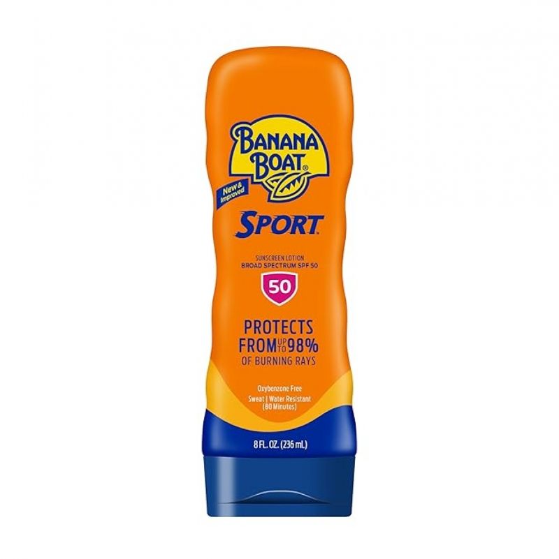 ihocon: Banana Boat Sport Ultra SPF 50 Sunscreen Lotion, 8oz 清爽高效防晒乳