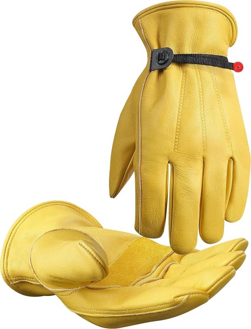 ihocon: DULFINE Leather Work Gloves 真皮工作手套