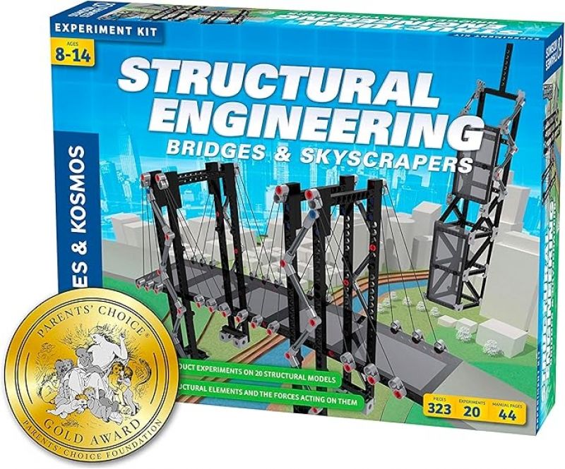 ihocon: [儿童STEM学习] Thames & Kosmos Structural Engineering 结构工程实验组