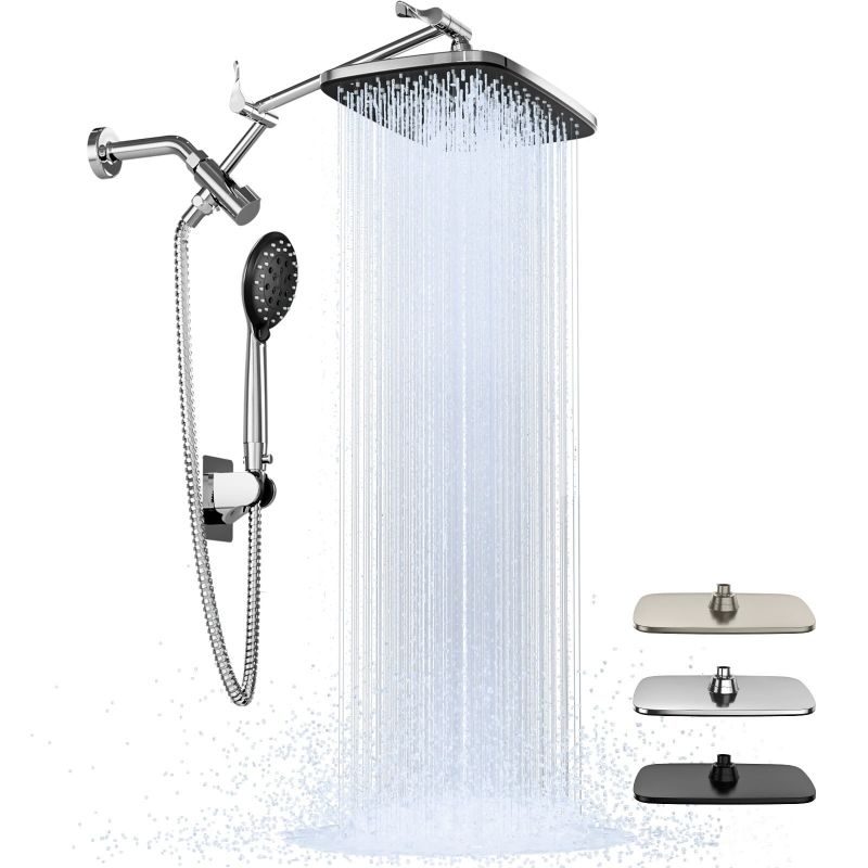 ihocon: Ophanie 12寸 Coverage High Pressure Rain Shower Head Combo 高压淋浴系统