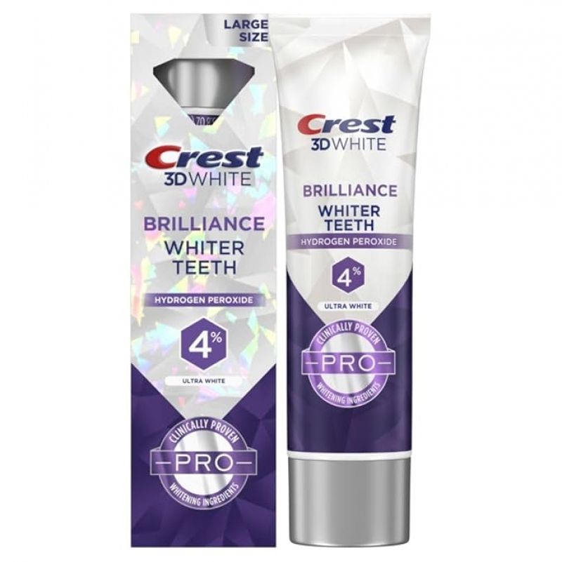 ihocon: Crest 3D White Brilliance Pro Ultra White Teeth Whitening Toothpaste 美白牙膏 3.8 oz