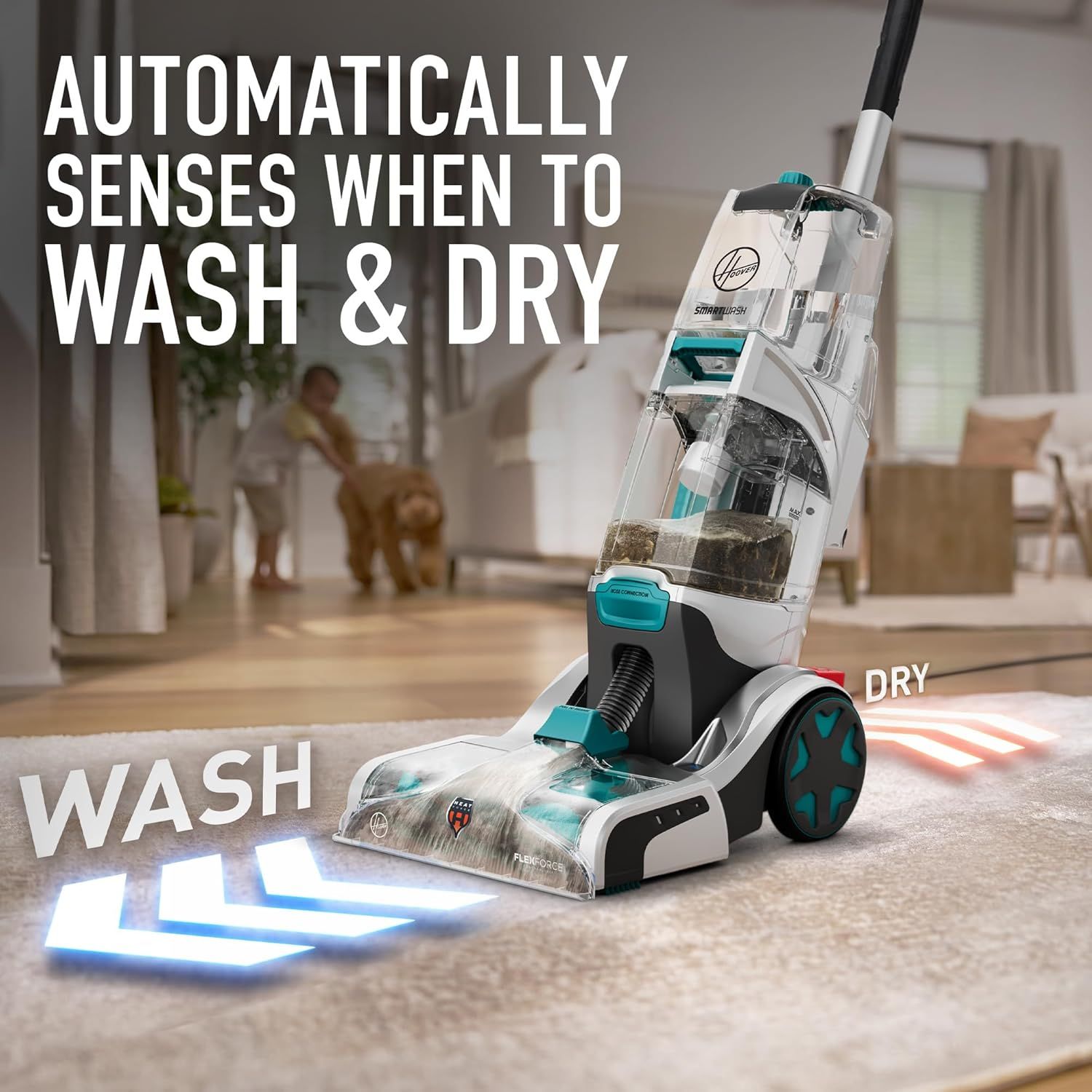 【折後$164.98 包郵】Hoover FH52000G 智能地毯清洗機