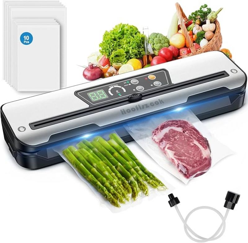 ihocon: Hooflszcok Automatic 8合1 Food Sealer 食物保鲜真空机