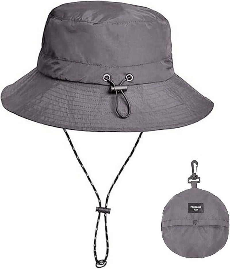 ihocon: [男,女均适用]XYIYI Men Sun Hat Wide Brim Bucket Hat 遮阳帽
