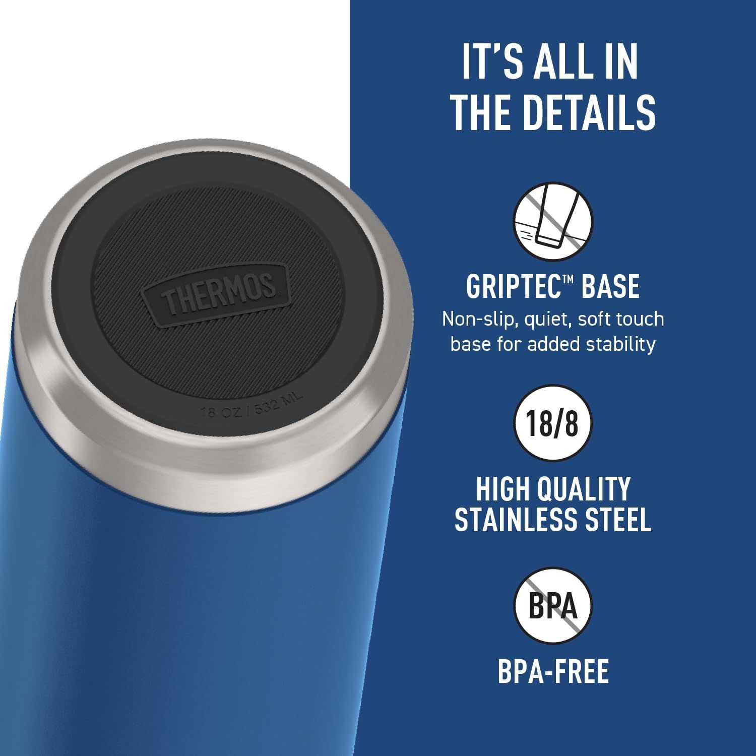 THERMOS 18 oz 保温水瓶 $12.80(原价$24.99)