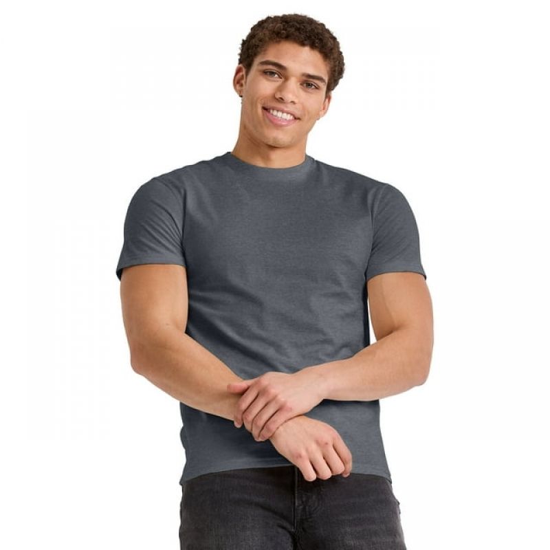 ihocon: Hanes Men's & Big & Tall Men's Triblend Lightweight Crewneck Tee 男士短袖衫-多色可选