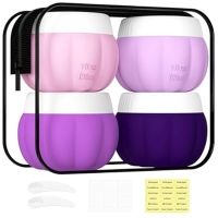 Redfly TSA Approved 旅行盥洗用品矽胶分装罐 $4.99(原价$9.99)