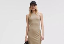 巨显高显身材！lululemon All Aligned 螺纹连衣裙半价