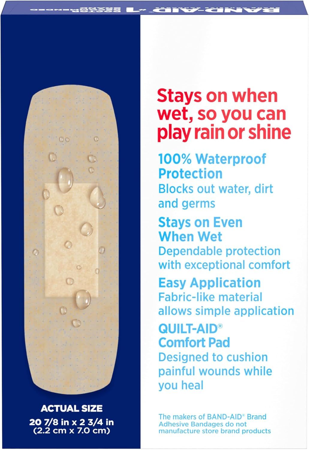 【折后$1.6 Prime包邮】Band-Aid 创可贴 20片