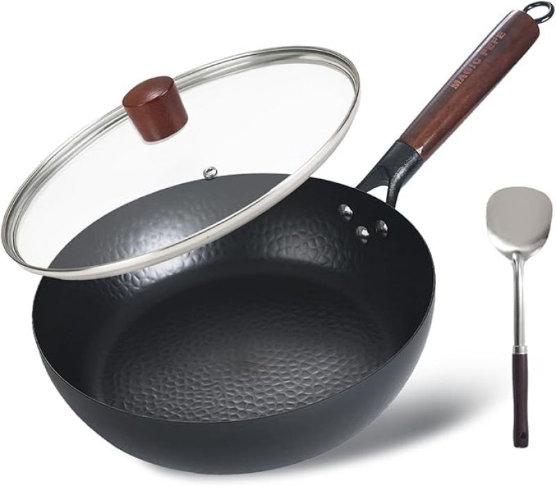 MAGICFEFE 11寸 含盖铸铁锅 $25.01(原价$59.99)