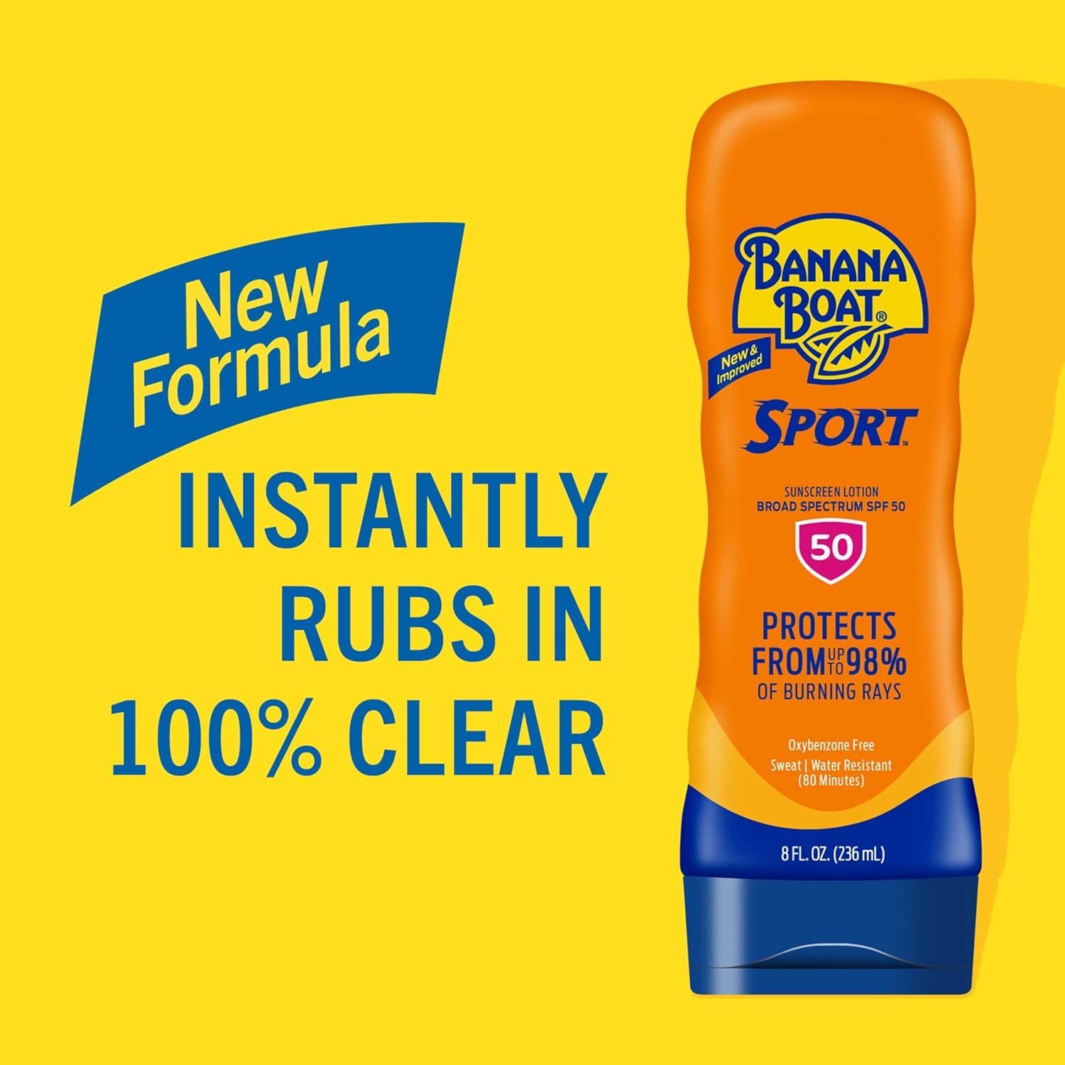 Banana Boat Sport Ultra SPF 50 8oz 清爽高效防曬乳 $3.31(原價$8.49)