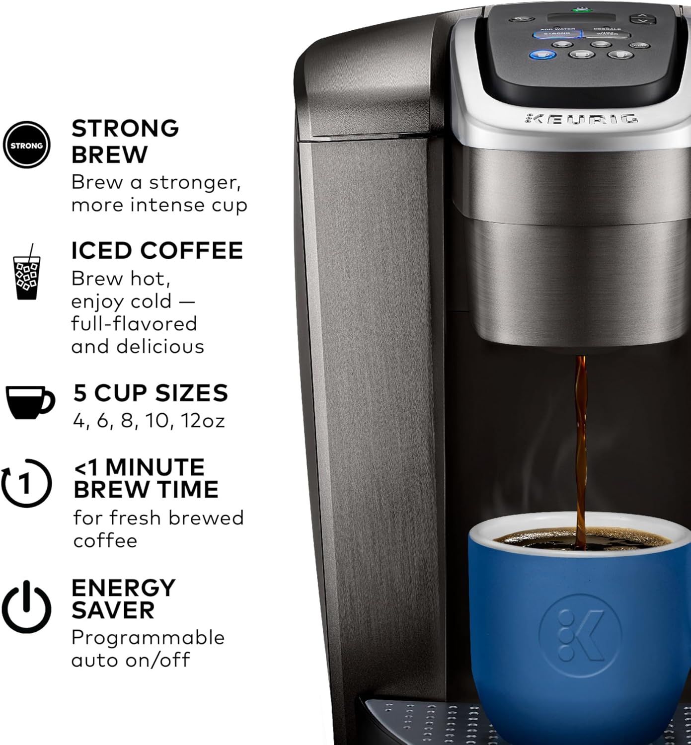 【折後僅$127.30】Keurig K-Elite 多功能膠囊咖啡機