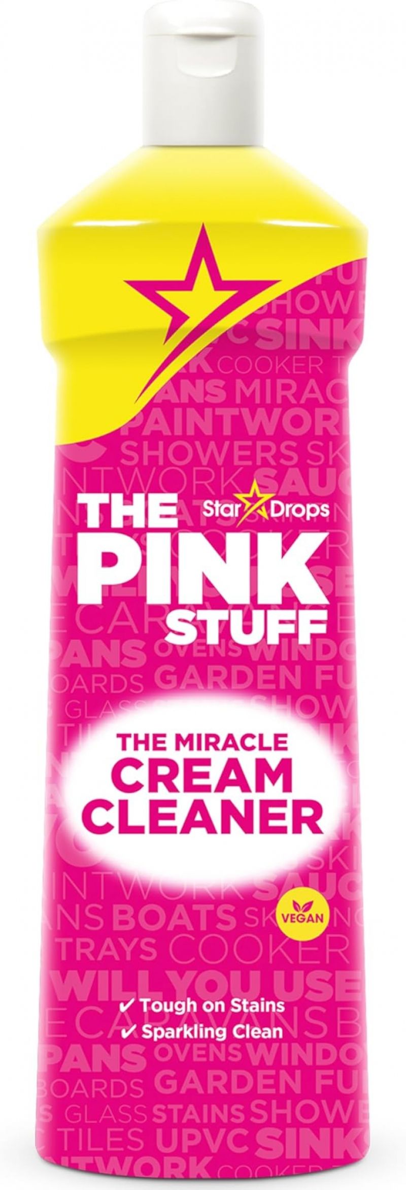 ihocon: Stardrops The Pink Stuff The Miracle Cream Cleaner 多功能清洁霜 16.91 Fl. Oz. 