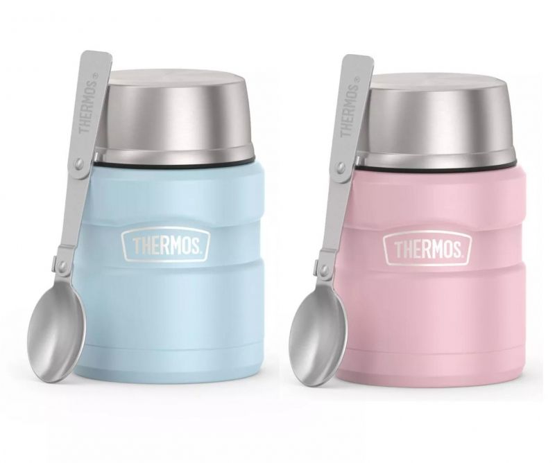 Thermos 16oz 不锈钢保温食罐附勺子-多色可选 $9.99(原价$19.99)