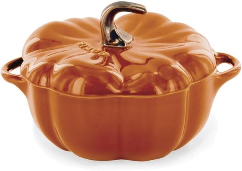 ihocon: STAUB 0.5 Qt Petite Ceramic 南瓜造型陶瓷烤盘