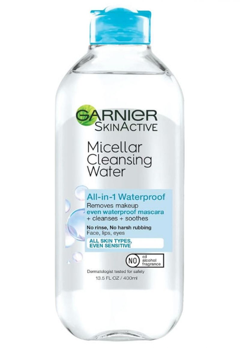 ihocon: Garnier Micellar Water For Waterproof Makeup 13.5 Fl Oz (400mL) 防水彩妝卸妝水