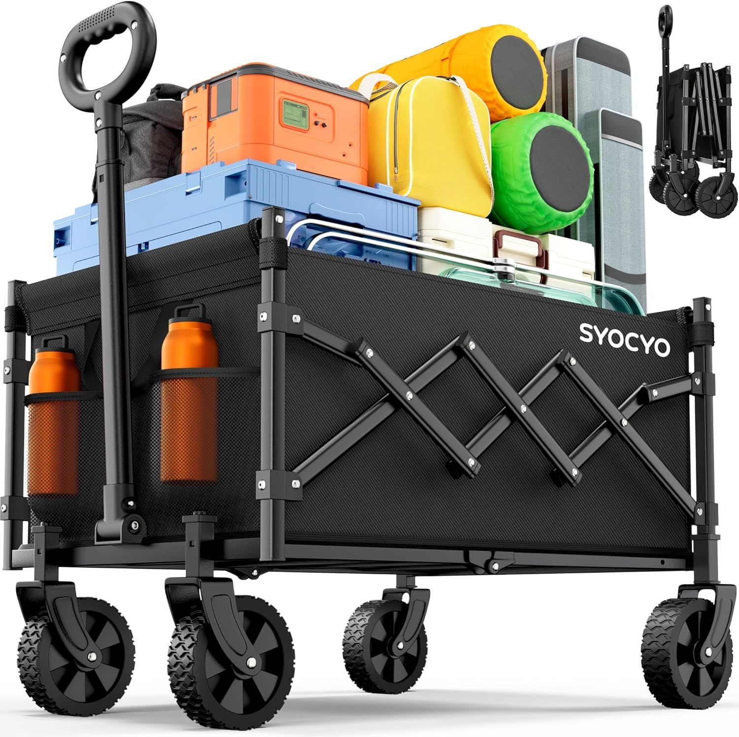 【折后$27.49 Prime包邮】折叠手推车