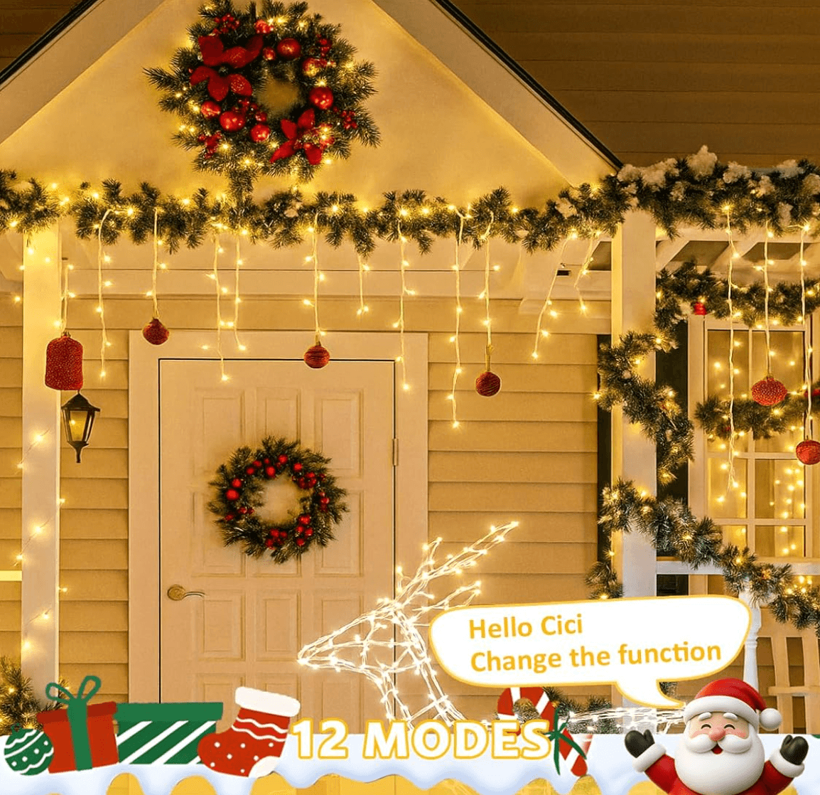 亚马逊黑五智能语音灯！66英尺200灯仅$19.99