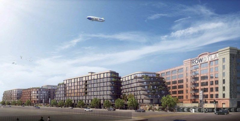 洛市中心建案熱潮再現Row DTLA擬建千戶住宅大樓| 洛杉磯- 加州