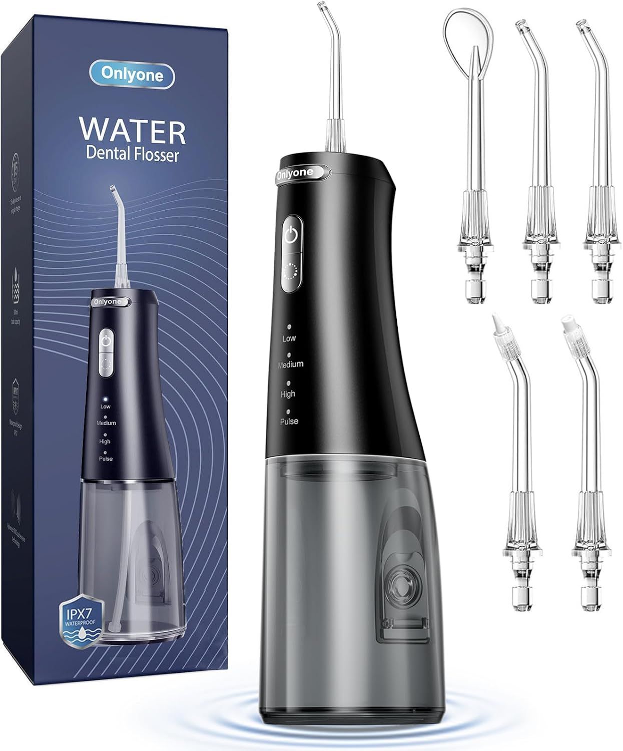 折后【$7.99 Prime包邮】Onlyone 多功能便携水牙线器 黑色款
