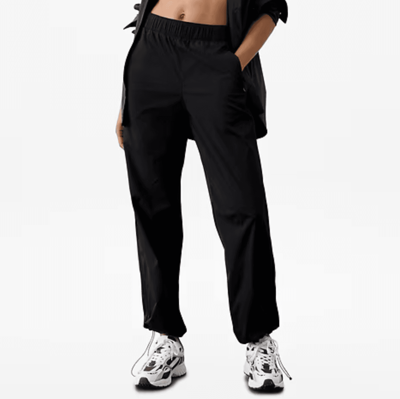 【折后仅$19.58】Athleta Rise 女款天丝感束脚运动长裤