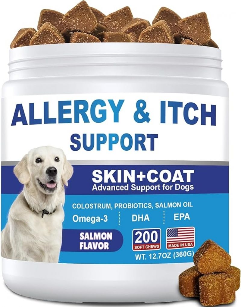 ihocon: ColEaze Dog Allergy Chews 狗狗过敏药 200粒