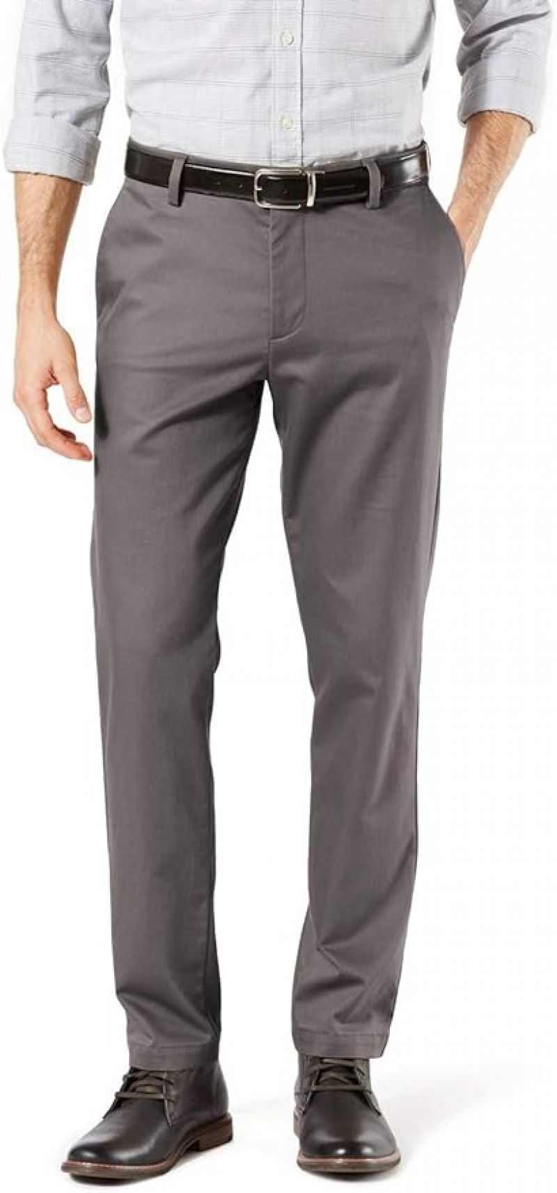 ihocon: Dockers Men's Slim Fit Signature Khaki Lux Cotton Stretch Pants  男士长裤