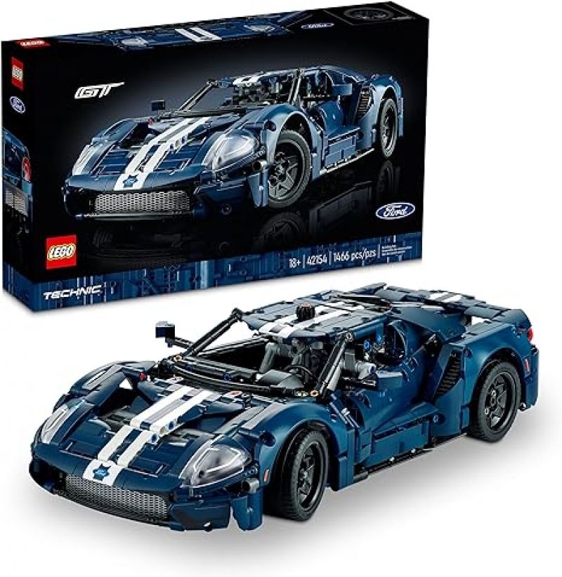 ihocon: 乐高积木LEGO Technic 2022 Ford GT 42154 Car Model Kit 福特汽车