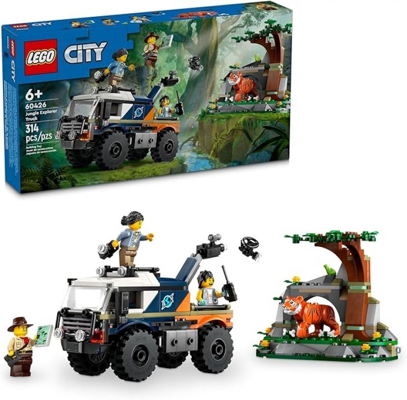 ihocon: 乐高积木 LEGO City Jungle Explorer Off-Road Truck, 60426 丛林探险越野卡车