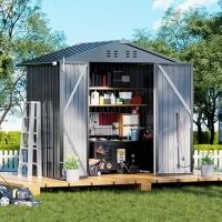 ihocon: COMHOMA Shed Outdoor Storage Shed Metal 金屬儲物棚
