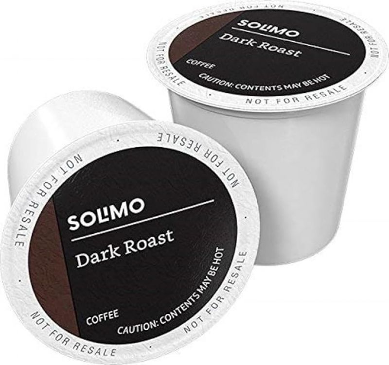 ihocon: [Amazon自家品牌] Solimo Dark Roast Coffee Pods 深焙咖啡胶囊 100个