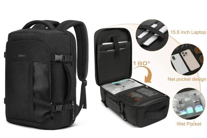 🔥ZOMFELT 旅行电脑背包 $17.99(原价$19.99)🎒