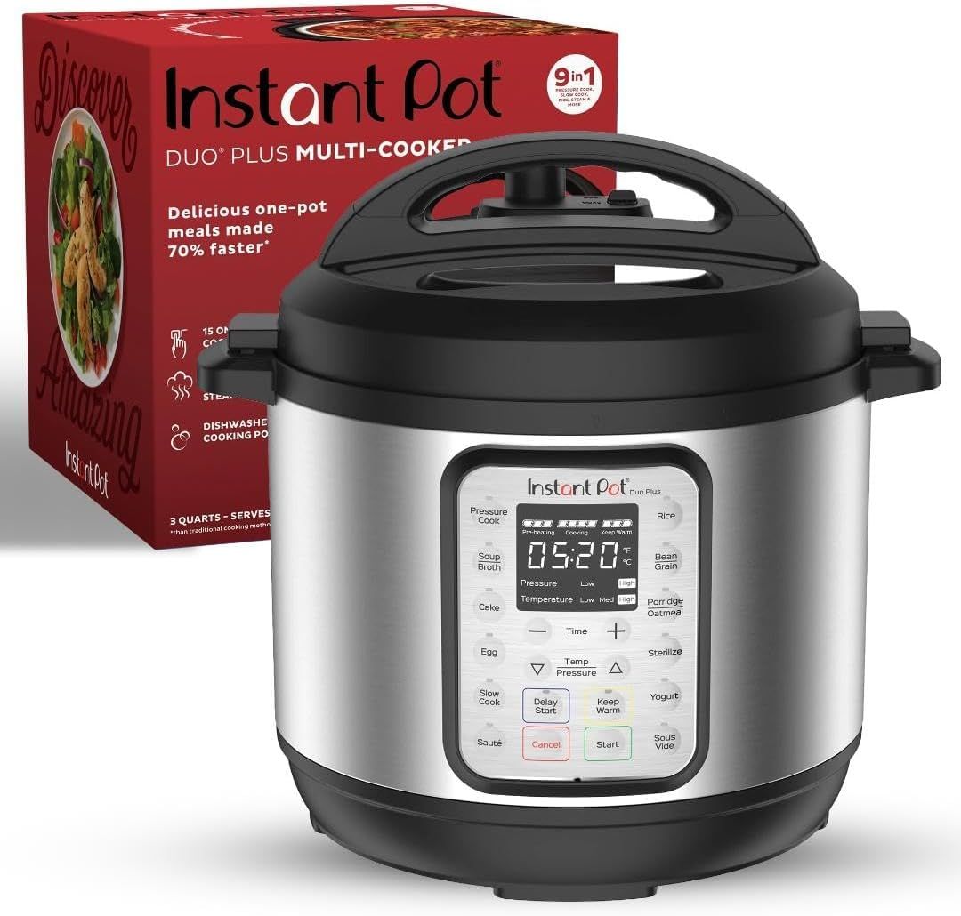 Instant Pot Duo Plus 9合1 6Qt 多功能电压力锅 $69.99(原价$139.99)