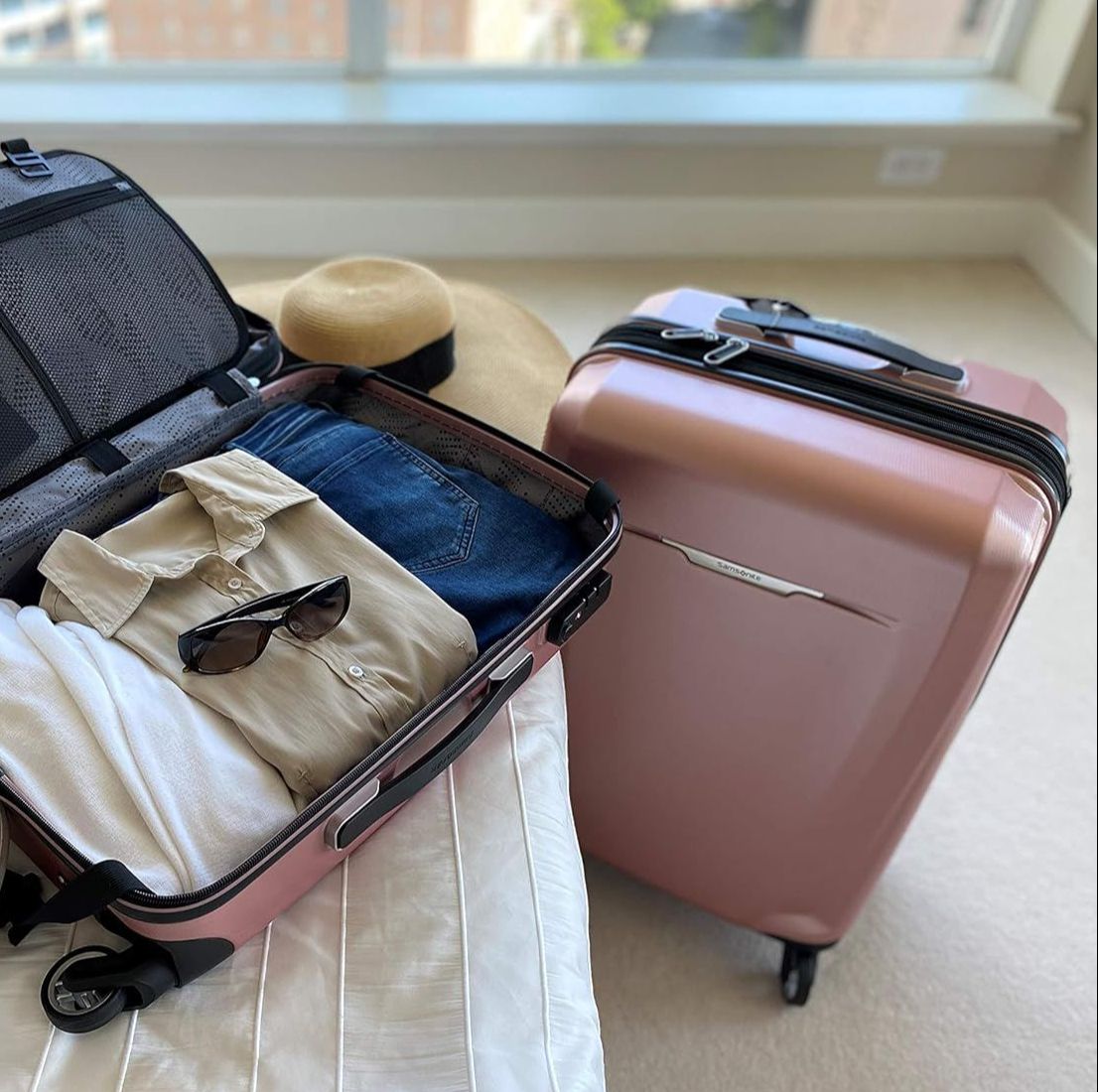 【折后$81.99 包邮】Samsonite Winfield 3 DLX 20寸登机箱（玫瑰金）